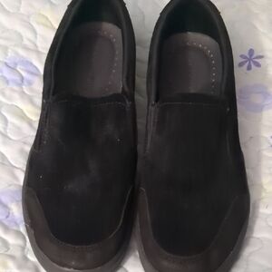 Woman's Black Slip-On Shoes